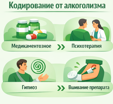 кодирование от алкоголизма в Константиновске Санати